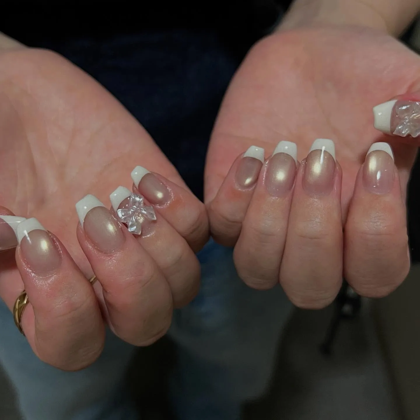 フレンチネイル🫧🤍